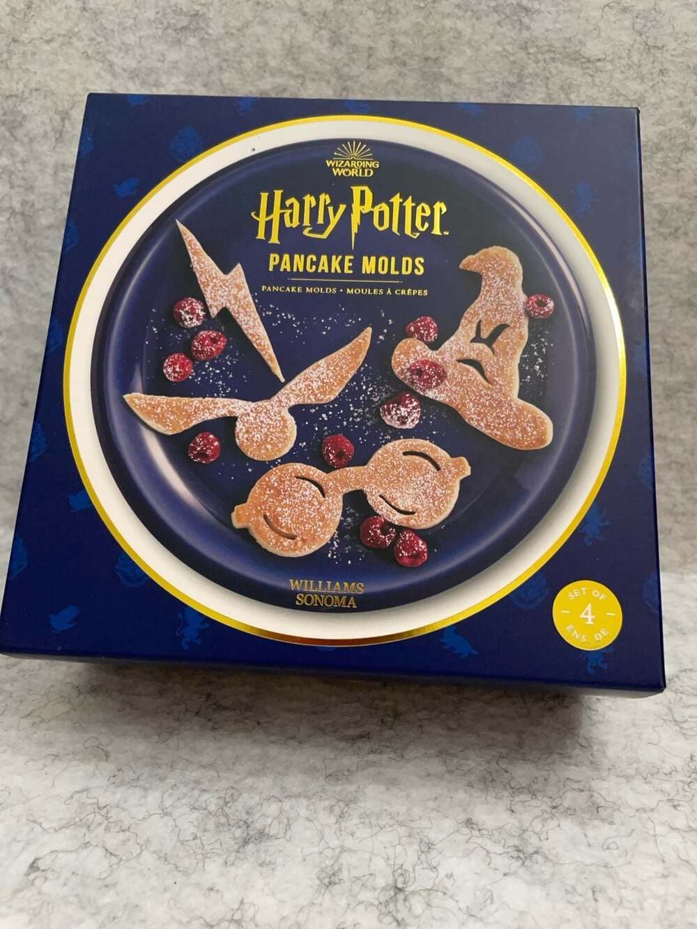 Williams Sonoma Wizarding World Harry Potter Silicone Pancake Molds, Set of 4